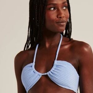 Abercrombie & Fitch Terry Upside Down‎ Halter Triangle Bikini Top S